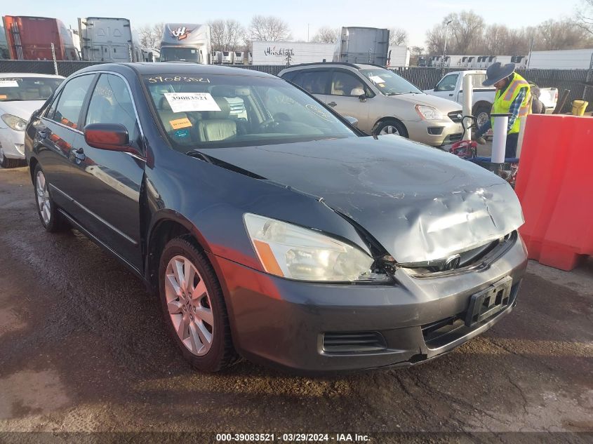 2007 Honda Accord 3.0 Ex VIN: 1HGCM66587A047757 Lot: 39083521