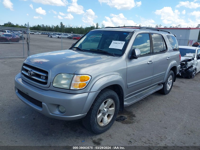 2004 Toyota Sequoia Limited V8 VIN: 5TDBT48A64S222128 Lot: 39083575
