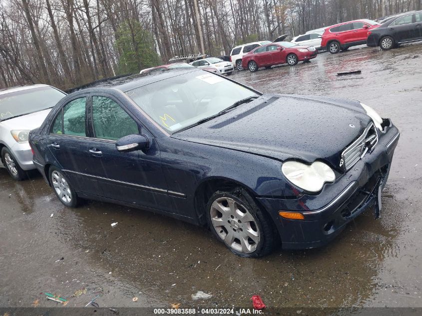 2005 Mercedes-Benz C 320 Luxury 4Matic VIN: WDBRF84J85F613512 Lot: 39083588