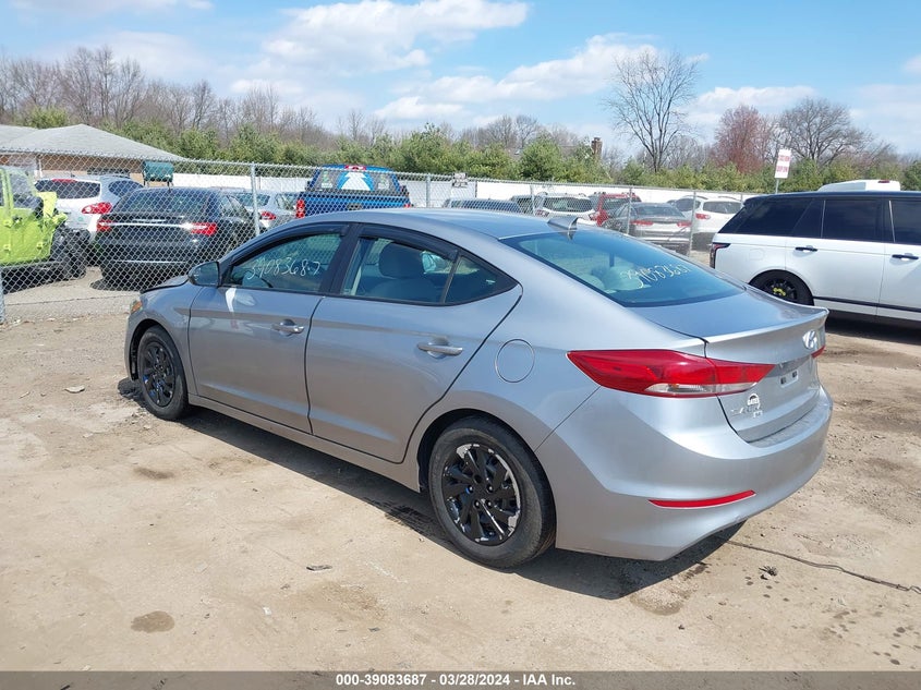 VIN 5NPD74LF0HH211976 2017 HYUNDAI ELANTRA SE