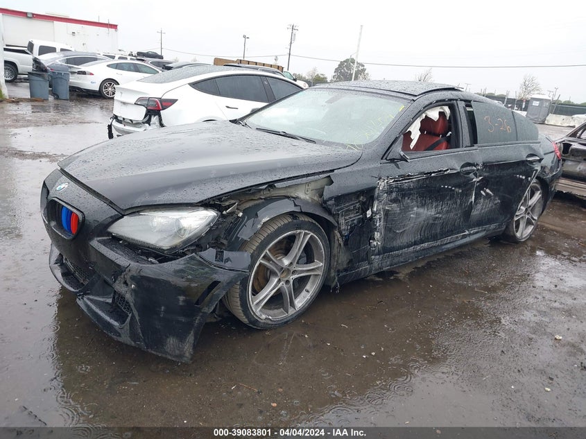 2015 BMW 650I Gran Coupe VIN: WBA6B2C53FGB99746 Lot: 39083801
