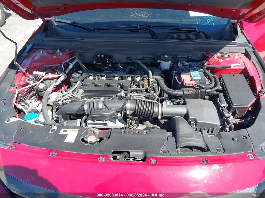 VIN 1HGCV1F32NA010375 2022 HONDA ACCORD SPORT
