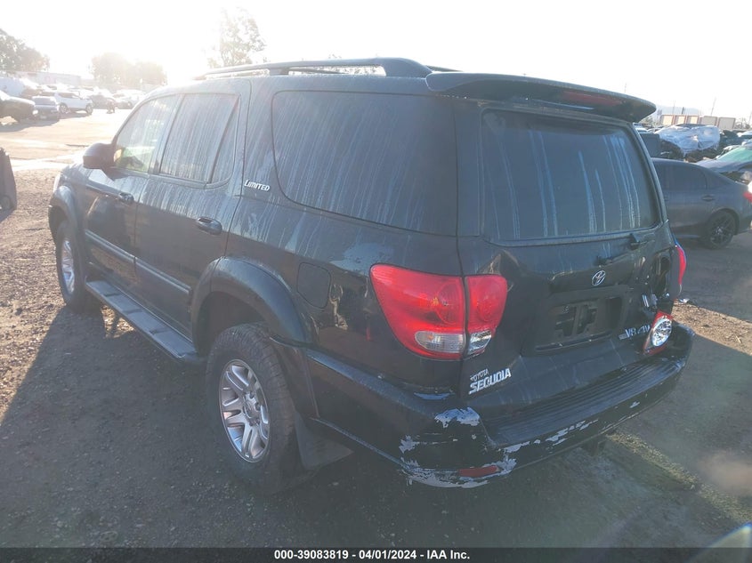 2006 Toyota Sequoia Limited V8 VIN: 5TDBT48A66S269789 Lot: 39083819