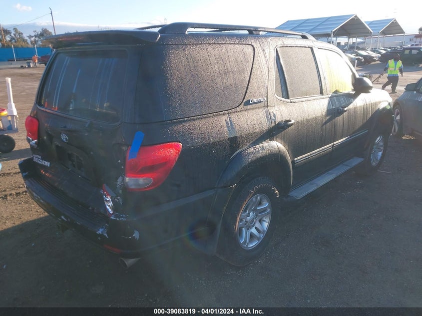 2006 Toyota Sequoia Limited V8 VIN: 5TDBT48A66S269789 Lot: 39083819