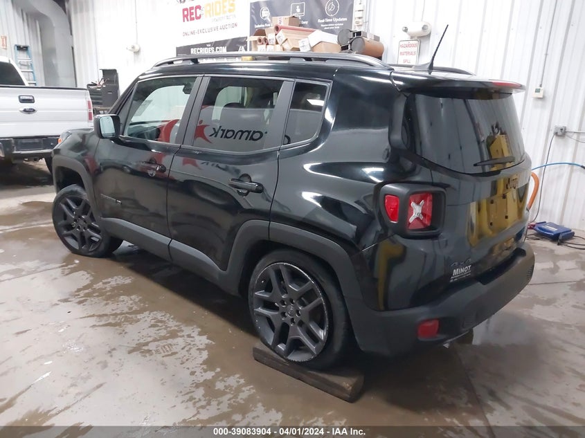 VIN ZACNJDBB0MPN33875 2021 JEEP RENEGADE 80TH ANNIVERSARY 4X4