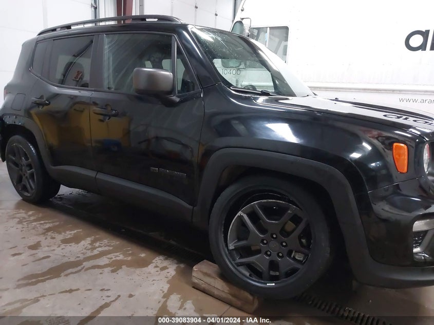 VIN ZACNJDBB0MPN33875 2021 JEEP RENEGADE 80TH ANNIVERSARY 4X4