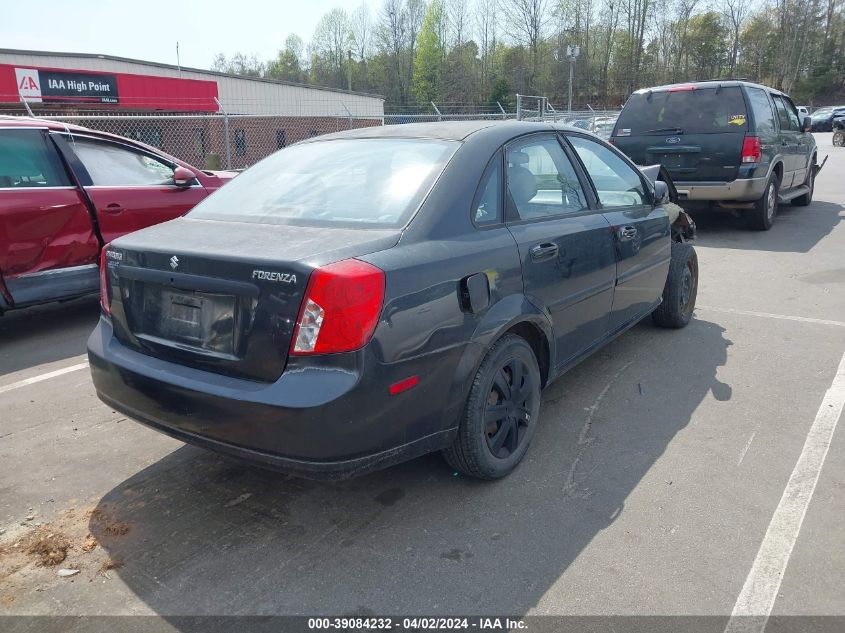 2008 Suzuki Forenza Convenience/Popular VIN: KL5JD56Z58K919073 Lot: 39084232