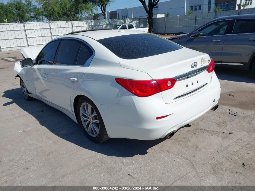 JN1EV7AP3HM732142 | 2017 INFINITI Q50