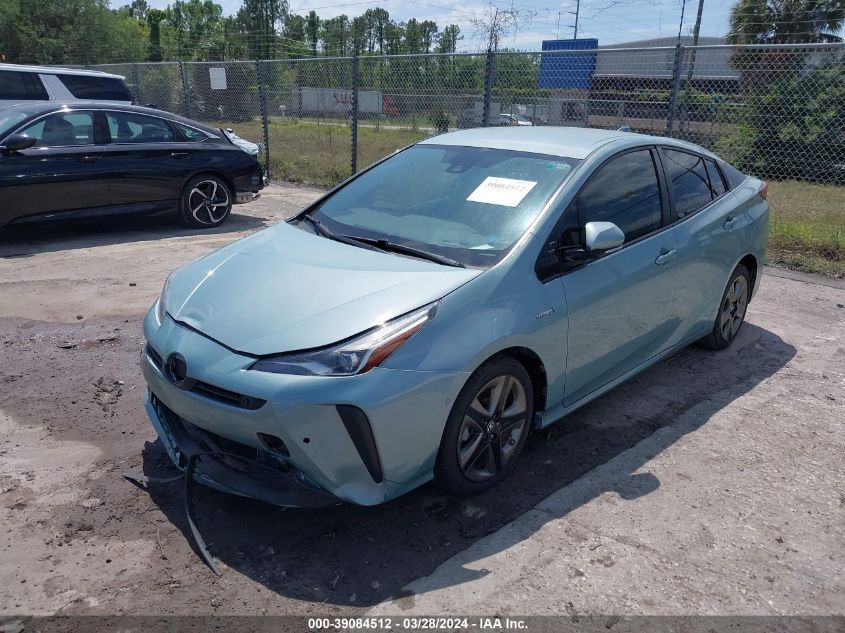 JTDKARFU5K3075654 | 2019 TOYOTA PRIUS