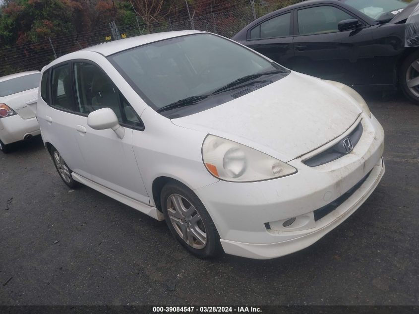 JHMGD38657S026569 | 2007 HONDA FIT