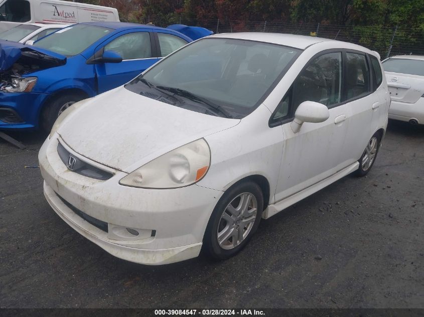 JHMGD38657S026569 | 2007 HONDA FIT