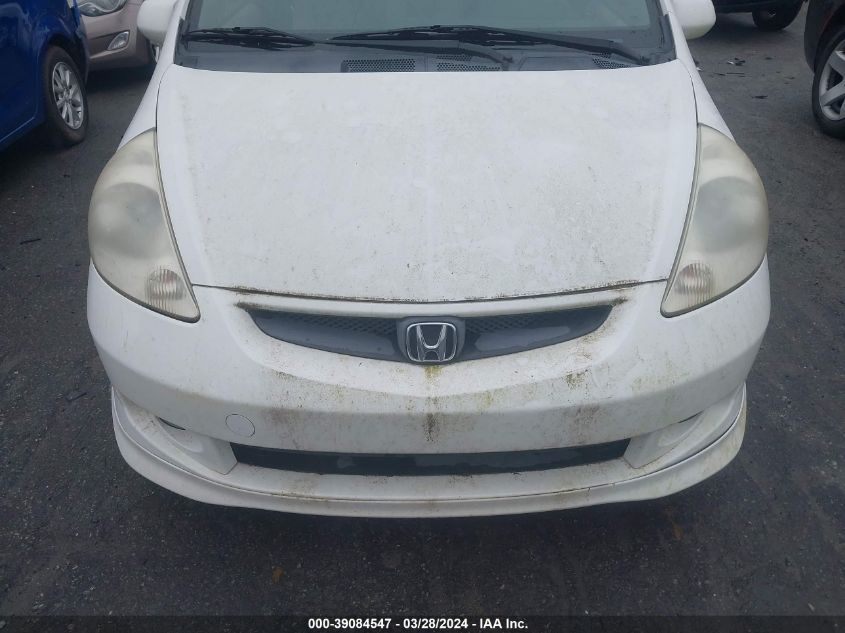 JHMGD38657S026569 | 2007 HONDA FIT