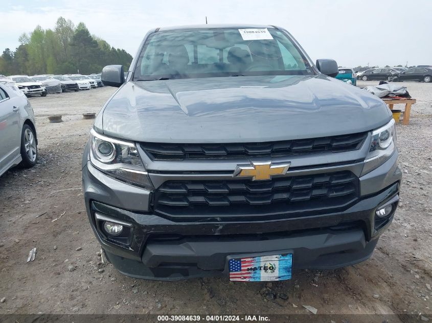 2021 CHEVROLET COLORADO 2WD  SHORT BOX LT - 1GCGSCEN1M1255318