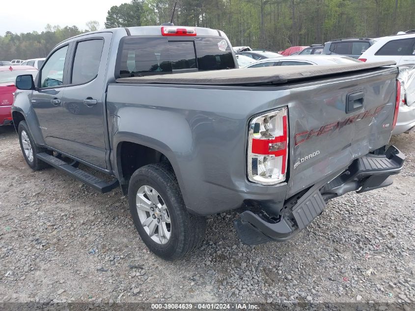 2021 CHEVROLET COLORADO 2WD  SHORT BOX LT - 1GCGSCEN1M1255318