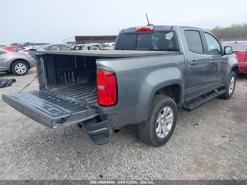 2021 CHEVROLET COLORADO 2WD  SHORT BOX LT - 1GCGSCEN1M1255318