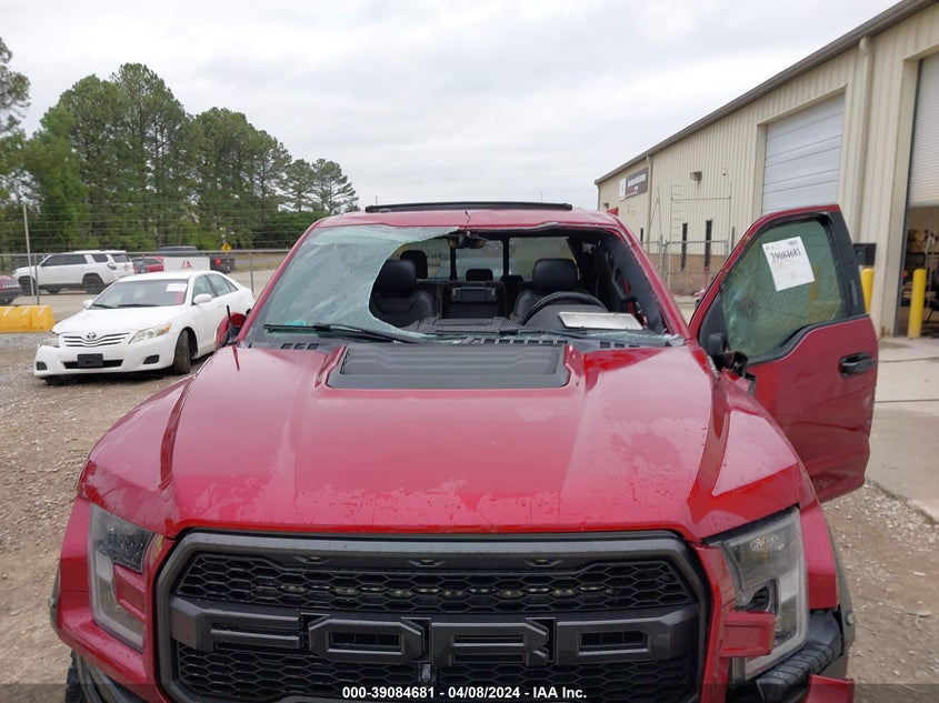 VIN 1FTFW1RG1JFD09618 2018 FORD F-150 RAPTOR