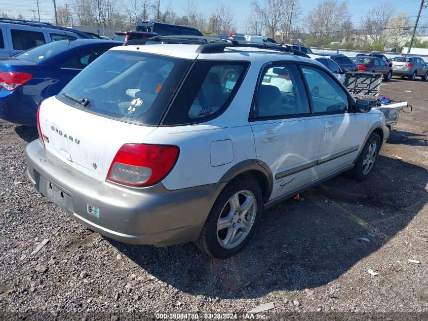 JF1GG68522H801374 | 2002 SUBARU IMPREZA OUTBACK SPORT