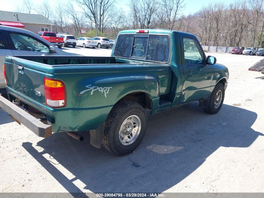 1FTYR10C0XTB00293 | 1999 FORD RANGER