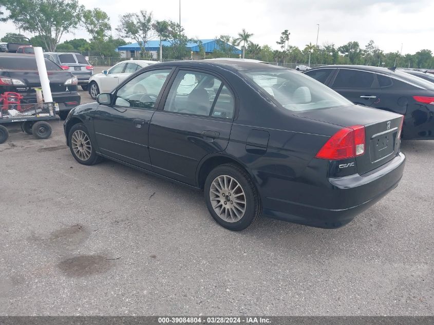 2HGES165X4H533937 | 2004 HONDA CIVIC