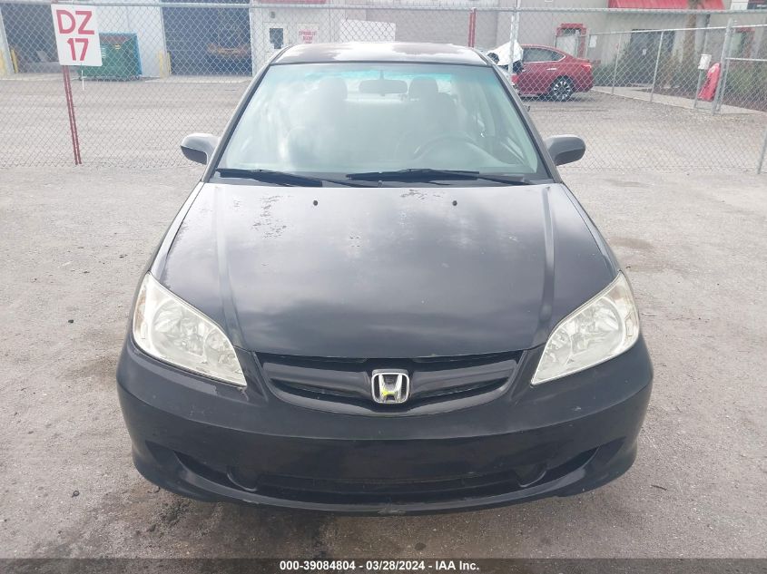 2HGES165X4H533937 | 2004 HONDA CIVIC