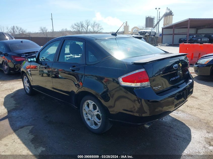 2008 Ford Focus Se/Ses VIN: 1FAHP35N98W231952 Lot: 39085009