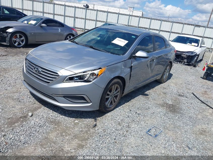 2017 Hyundai Sonata VIN: 5NPE24AFXHH493307 Lot: 39085126