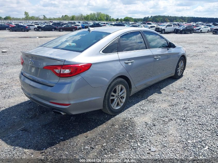 2017 Hyundai Sonata VIN: 5NPE24AFXHH493307 Lot: 39085126