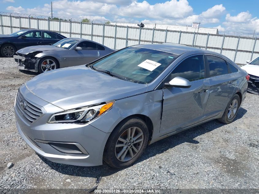 2017 Hyundai Sonata VIN: 5NPE24AFXHH493307 Lot: 39085126