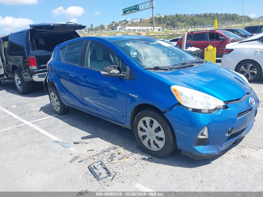 2013 Toyota Prius C One VIN: JTDKDTB39D1047341 Lot: 39085238