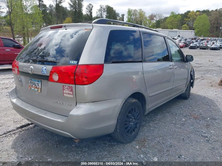 2008 Toyota Sienna Ce VIN: 5TDZK23C48S172155 Lot: 39085310