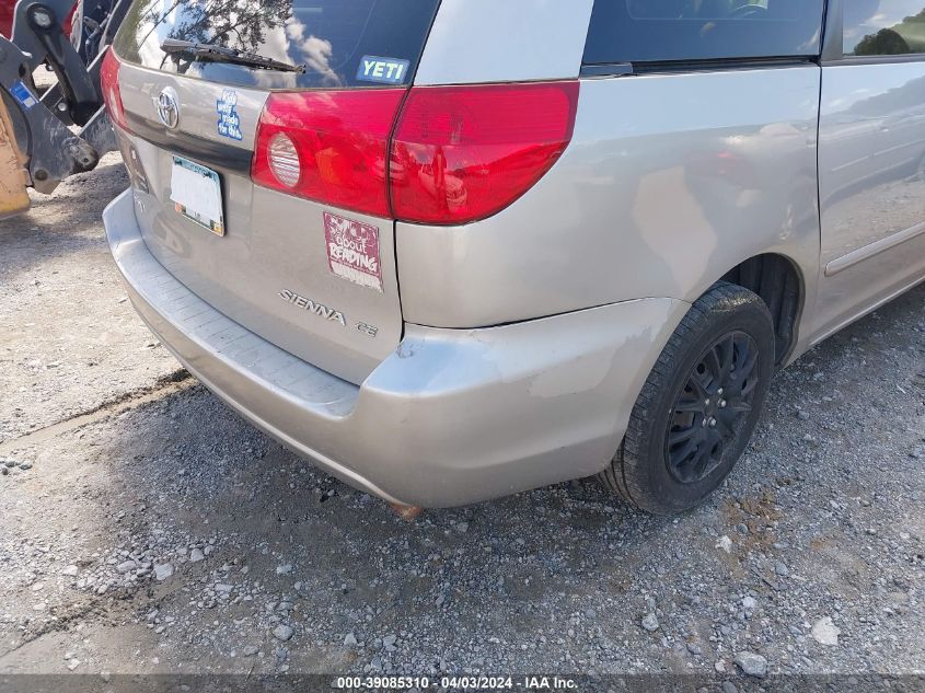 2008 Toyota Sienna Ce VIN: 5TDZK23C48S172155 Lot: 39085310