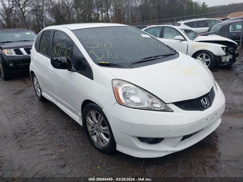 2010 Honda Fit Sport VIN: JHMGE8H45AC038456 Lot: 39085459