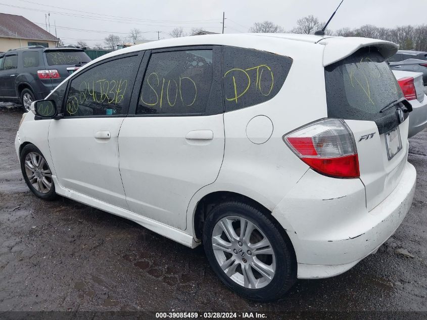 2010 Honda Fit Sport VIN: JHMGE8H45AC038456 Lot: 39085459