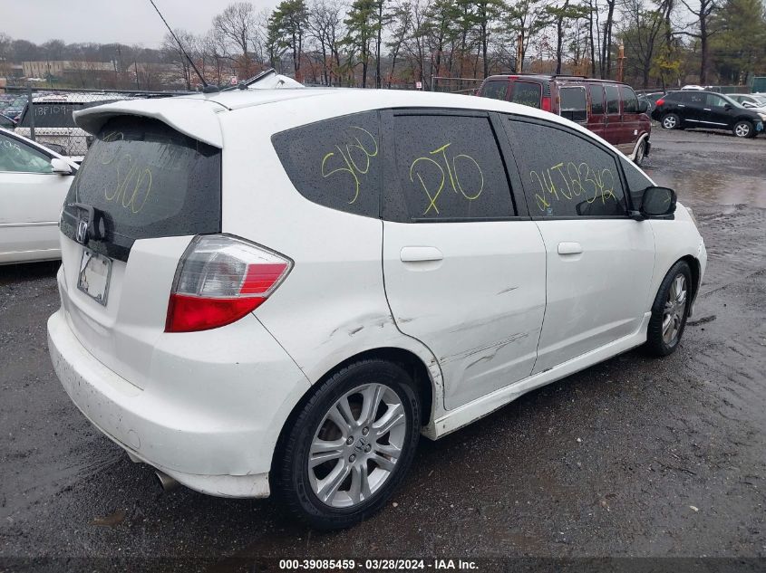 2010 Honda Fit Sport VIN: JHMGE8H45AC038456 Lot: 39085459