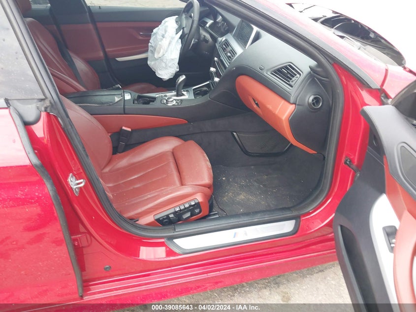 2013 BMW 650I Gran Coupe VIN: WBA6B2C50DD128743 Lot: 39085643