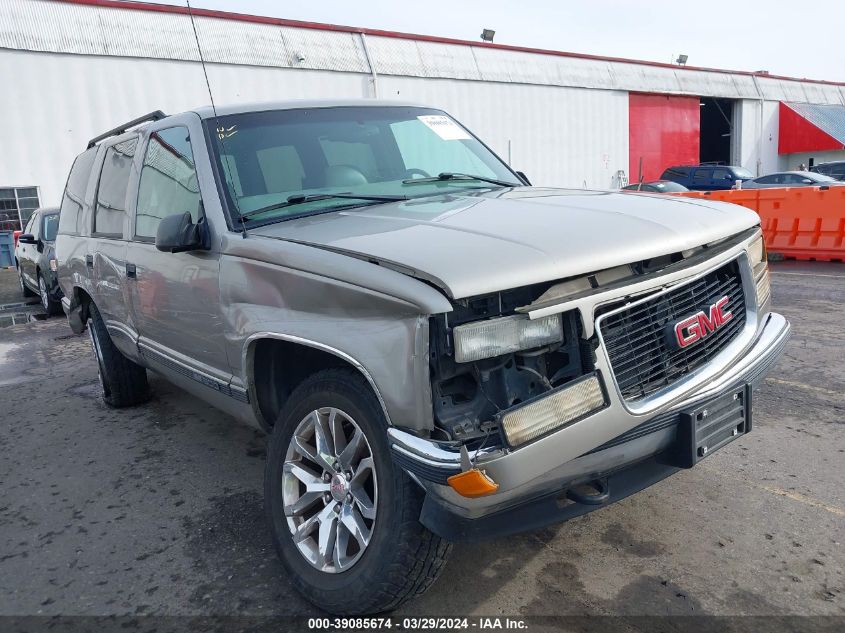 1999 GMC Yukon Sle VIN: 1GKEK13R7XJ766784 Lot: 39085674