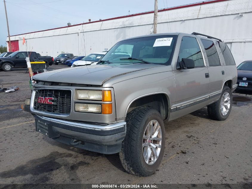 1999 GMC Yukon Sle VIN: 1GKEK13R7XJ766784 Lot: 39085674