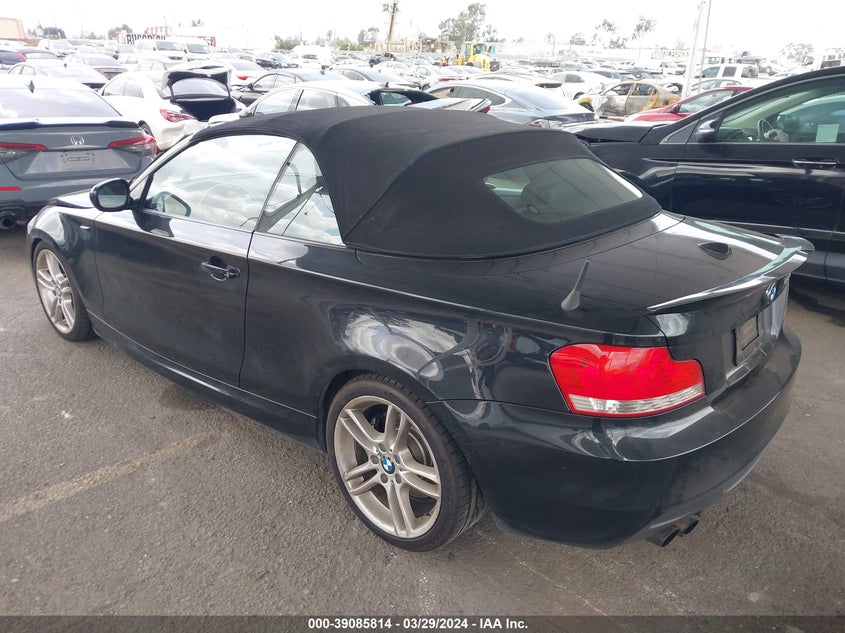 2011 BMW 135I VIN: WBAUN7C50BVM25272 Lot: 39085814