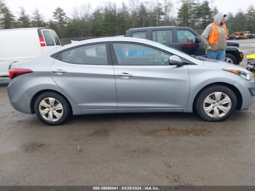 5NPDH4AE0GH741290 | 2016 HYUNDAI ELANTRA