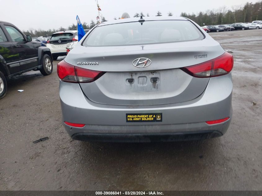 5NPDH4AE0GH741290 | 2016 HYUNDAI ELANTRA