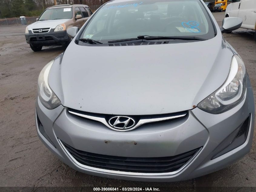 5NPDH4AE0GH741290 | 2016 HYUNDAI ELANTRA