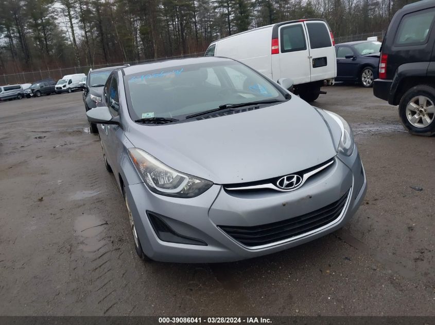 5NPDH4AE0GH741290 | 2016 HYUNDAI ELANTRA