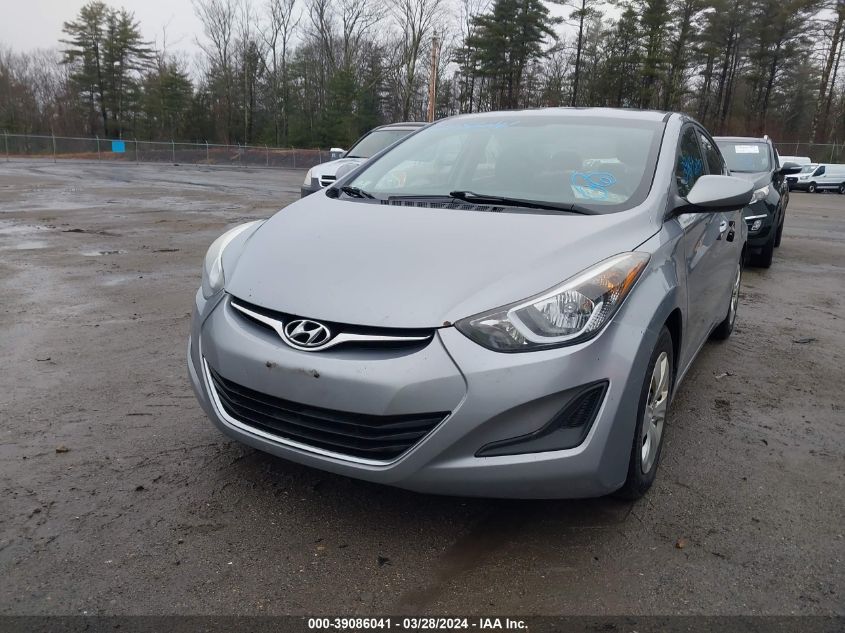 5NPDH4AE0GH741290 | 2016 HYUNDAI ELANTRA