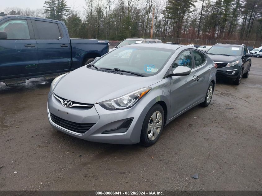 5NPDH4AE0GH741290 | 2016 HYUNDAI ELANTRA