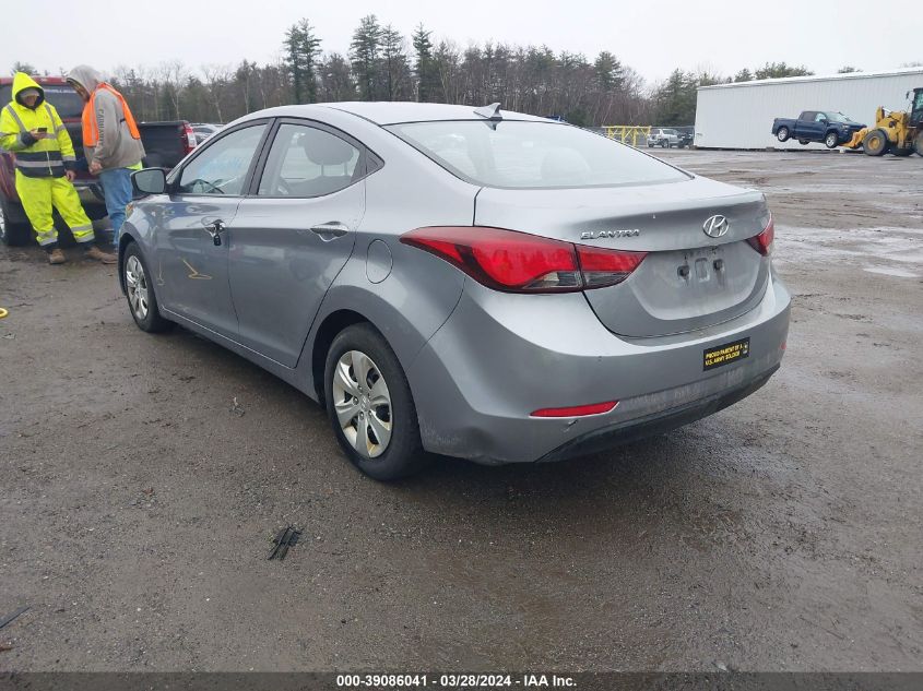 5NPDH4AE0GH741290 | 2016 HYUNDAI ELANTRA