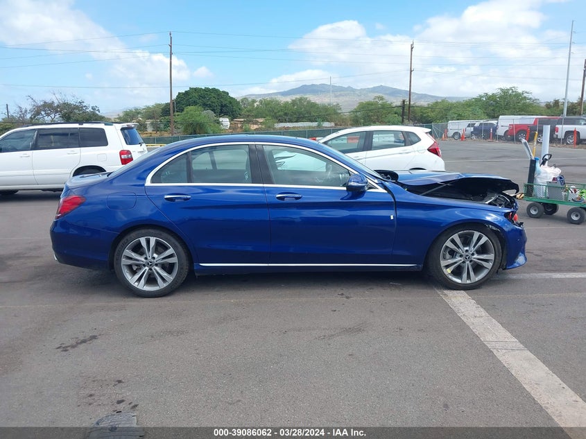 2019 MERCEDES-BENZ C 300 VIN: 55SWF8DB3KU297755