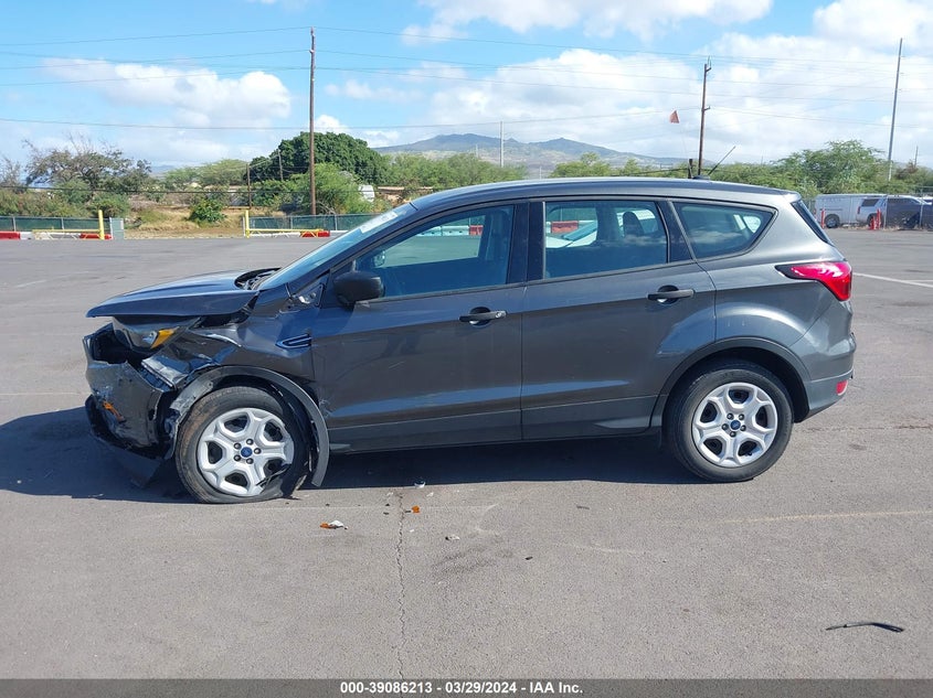 VIN 1FMCU0F70KUB79783 2019 FORD ESCAPE S