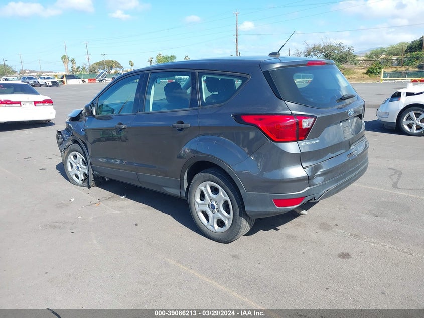 VIN 1FMCU0F70KUB79783 2019 FORD ESCAPE S
