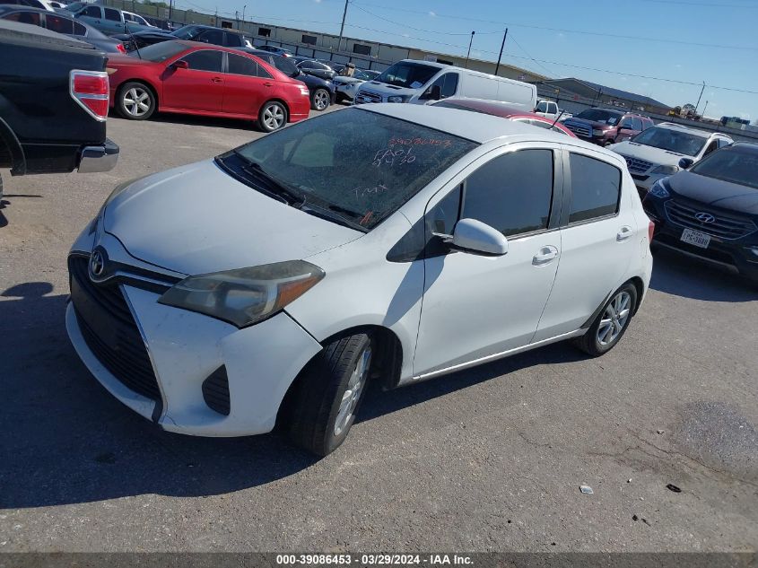 VNKKTUD30FA019430 2015 Toyota Yaris Le