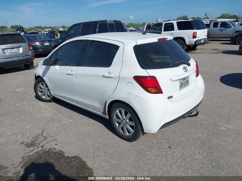 VNKKTUD30FA019430 2015 Toyota Yaris Le